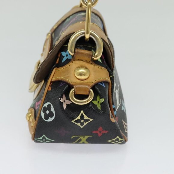 LOUIS VUITTON Monogram Multicolor Marilyn Shoulder Bag Black M40128 Auth 131815 - Picture 4 of 16